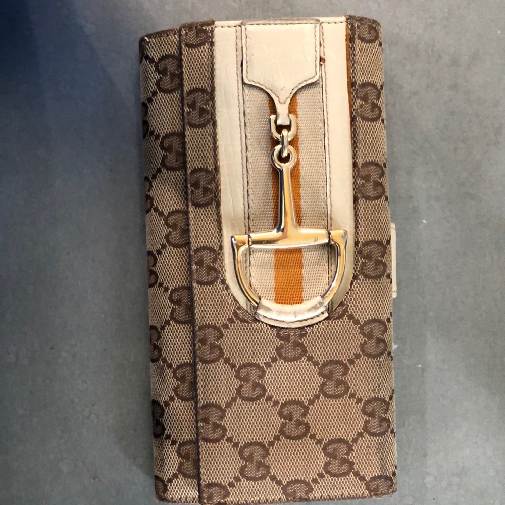 Gucci horsebit wallet used